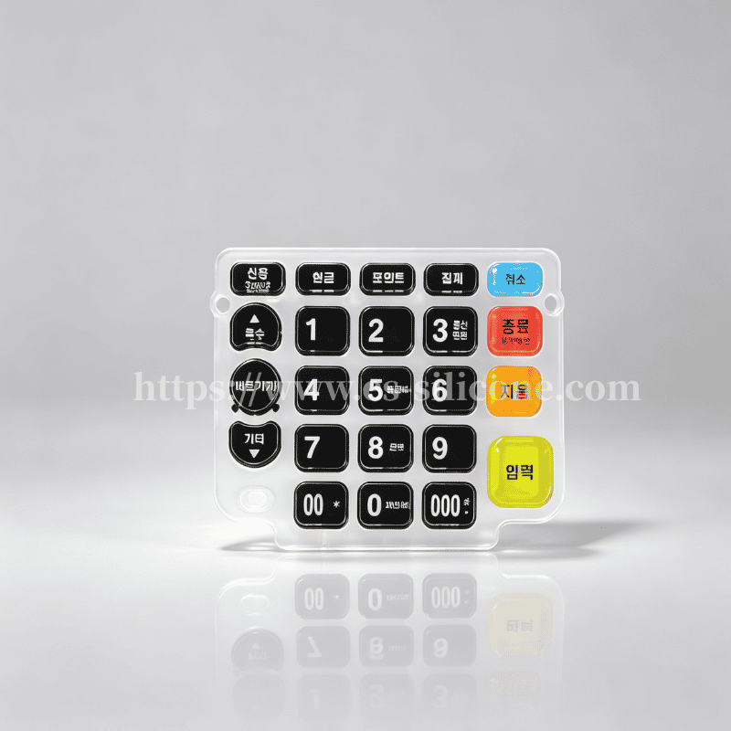 K300 POS ve Finansal Terminaller için Özel Tasarımlı Kristal Silikon Tuş Takımı