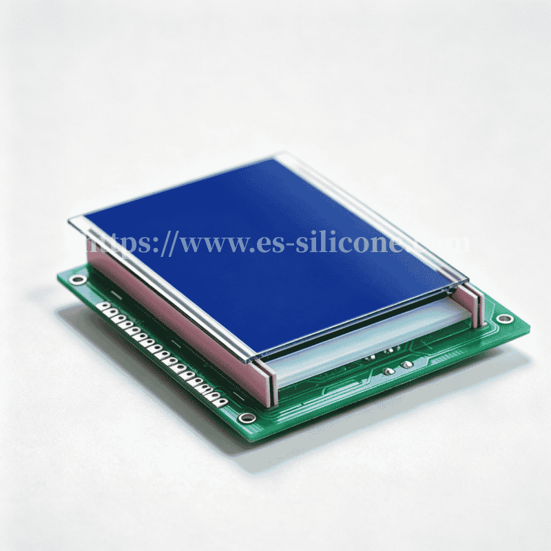 Zebra Strip LCD Sinyal İletimi — Çok Katmanlı İletken Silikon Ara Bağlantı