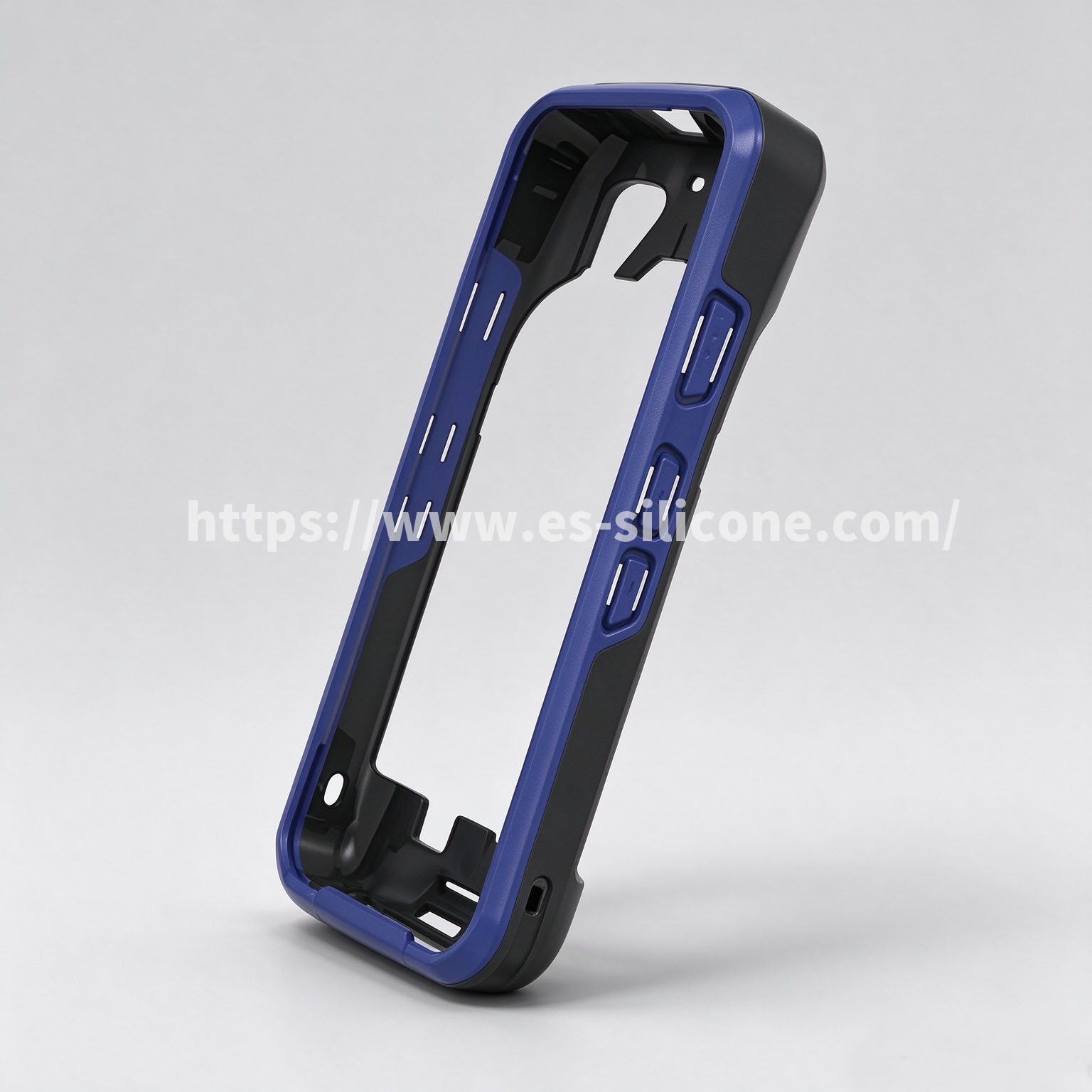 POS machine dual-color injection molded casing