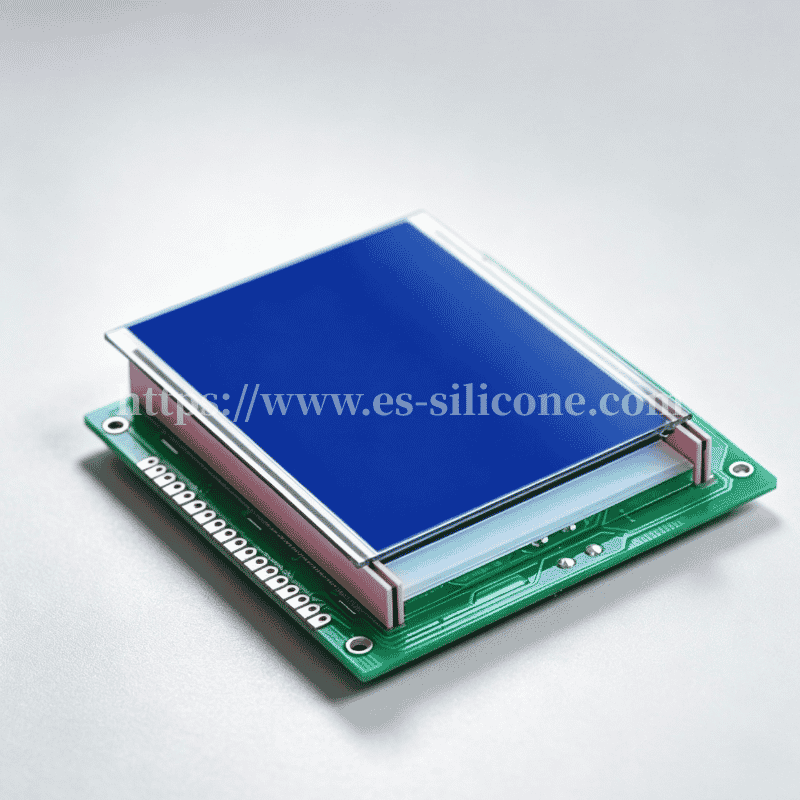 Zebra Strip LCD Sinyal İletimi — Çok Katmanlı İletken Silikon Ara Bağlantı
